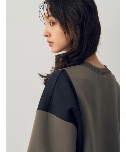 YECCA VECCA(イェッカヴェッカ)の「切替プルオーバー(Tシャツ/カットソー・レディース・カーキ系1/ベージュ・FREE)」の12枚目の写真