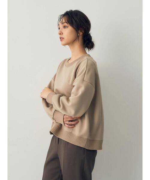YECCA VECCA(イェッカヴェッカ)の「切替プルオーバー(Tシャツ/カットソー・レディース・カーキ系1/ベージュ・FREE)」の21枚目の写真
