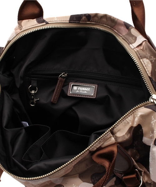 russet for traveller（ラシット　フォー トラベラー）の「シンプルトートバッグ(ショルダー付き)【Tote】（トートバッグ・レディース・カモフラージュ・FREE）」の13枚目の写真
