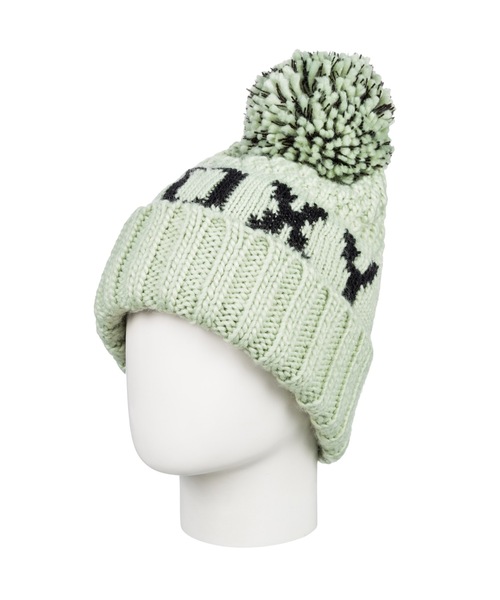 ROXY(ロキシー)の「TONIC BEANIE/ロキシージャガードロゴ入りニットキャップ・ビーニー(ニットキャップ/ビーニー・レディース・ブラック/グリーン/ホワイト・FREE)」の15枚目の写真