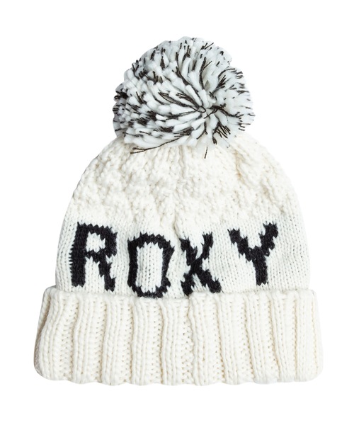 ROXY(ロキシー)の「TONIC BEANIE/ロキシージャガードロゴ入りニットキャップ・ビーニー(ニットキャップ/ビーニー・レディース・ブラック/グリーン/ホワイト・FREE)」の5枚目の写真