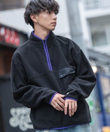 DISCUS（ディスカス）の「『DISCUS/ディスカス』ハーフZIP長袖フリース（Tシャツ/カットソー・メンズ）」