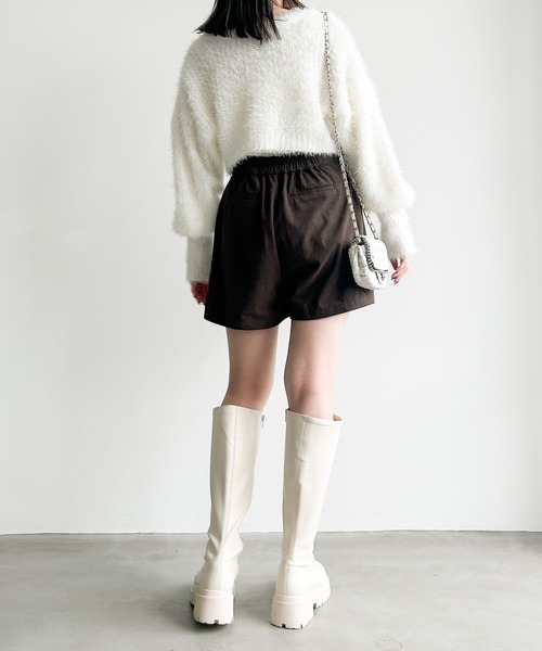 Heather（ヘザー）の「カシュクールSETキャミ2P　985376（ニット/セーター・レディース・オフホワイト/ライトグレー/ピンク・FREE）」の10枚目の写真