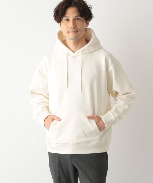 GLOBAL WORK（グローバルワーク）の「裏起毛オテラクスウェット/パーカー/704841（パーカー・メンズ・ホワイト/グレー/ブラック・X-LARGE/LARGE/MEDIUM/SMALL）」の8枚目の写真