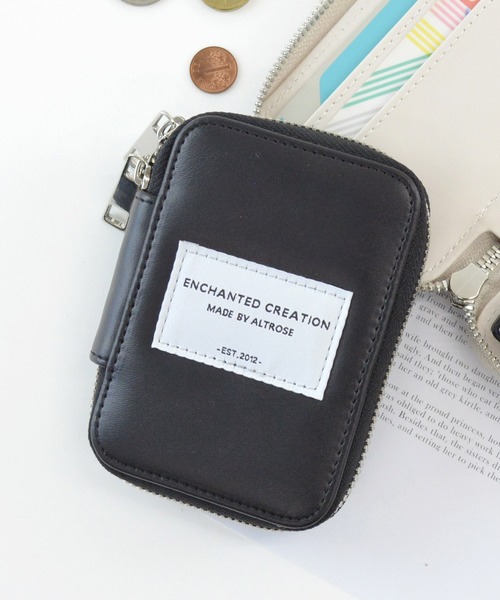 ALTROSE（アルトローズ）の「ダブルスマートキー キーケース スマートキー カードケース（キーケース/キーアクセサリー・レディース・シルバー/グレー/ブラック/アイボリー・FREE）」の21枚目の写真