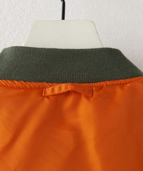 FOSTEX GARMENTS（フォステックスガーメンツ）の「【FOSTEX GARMENTS / フォステックスガーメンツ】MCD DOUBLE FACE PADDED BOMBER JKT（MA-1・メンズ・ブラック・SMALL）」の14枚目の写真