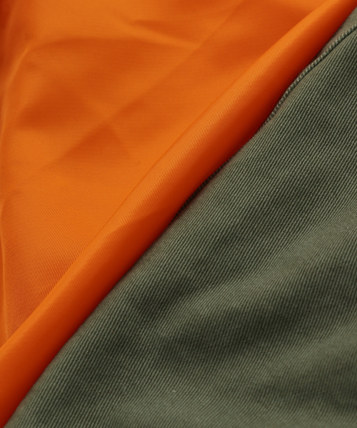 FOSTEX GARMENTS（フォステックスガーメンツ）の「【FOSTEX GARMENTS / フォステックスガーメンツ】MCD DOUBLE FACE PADDED BOMBER JKT（MA-1・メンズ・ブラック・SMALL）」の21枚目の写真