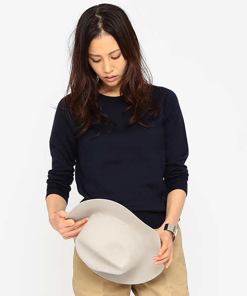 B:MING by BEAMS（ビーミングバイビームス）の「＜InRed12月号掲載＞＜VERY11月号掲載＞ビーミング by ビームス / フェルト中折れハット（ハット・レディース・ブラック/グレー系その他/ブラウン系その他・ONE SIZE）」の19枚目の写真