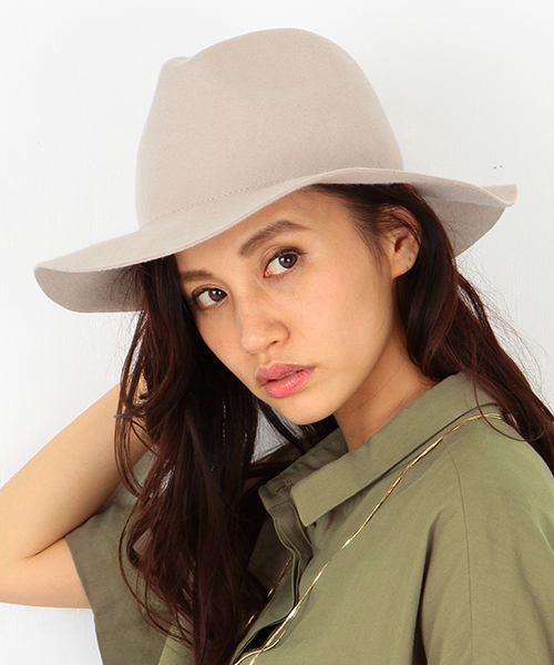 B:MING by BEAMS（ビーミングバイビームス）の「＜InRed12月号掲載＞＜VERY11月号掲載＞ビーミング by ビームス / フェルト中折れハット（ハット・レディース・ブラック/グレー系その他/ブラウン系その他・ONE SIZE）」の22枚目の写真