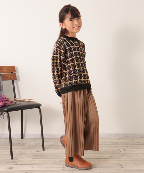 ikka（イッカ）の「ジャガードレインボーニットプルオーバー（120~160cm）（ニット/セーター・キッズ・ブラック/オフホワイト・120/130/140/150/160）」の17枚目の写真