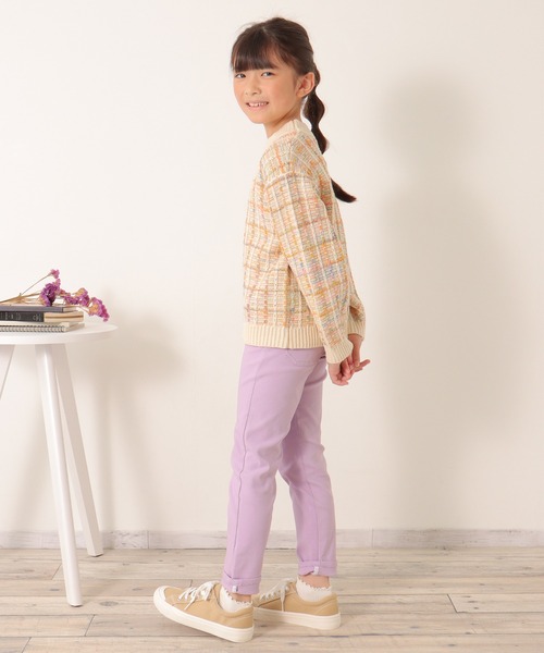 ikka（イッカ）の「ジャガードレインボーニットプルオーバー（120~160cm）（ニット/セーター・キッズ・ブラック/オフホワイト・120/130/140/150/160）」の7枚目の写真