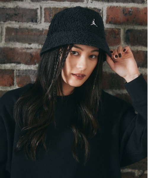 JORDAN BRAND（ジョーダンブランド）の「ジョーダン エイペックス ウィンター バケットハット / Jordan Apex Winter Bucket Hat＜S-L 展開＞（ハット・メンズ・ブラック/クリーム・L/M/S）」の20枚目の写真