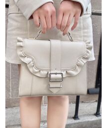 EATME | ベルテッドフリルフラップバッグ(ショルダーバッグ)