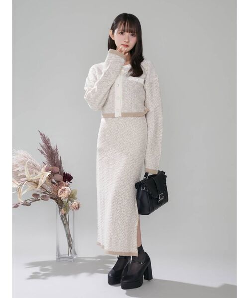 EATME(イートミー)の「ベルテッドフリルフラップバッグ(ショルダーバッグ・レディース・ベージュ/ブラック・FREE)」の13枚目の写真