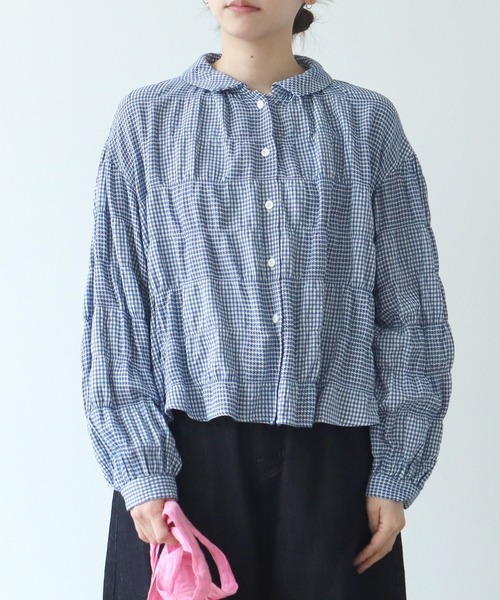 bulle de savon（ビュルデサボン）の「シャーリングドビーCHECK 