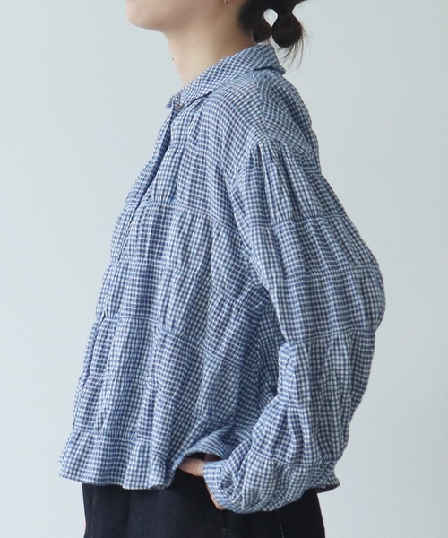 bulle de savon（ビュルデサボン）の「シャーリングドビーCHECK 