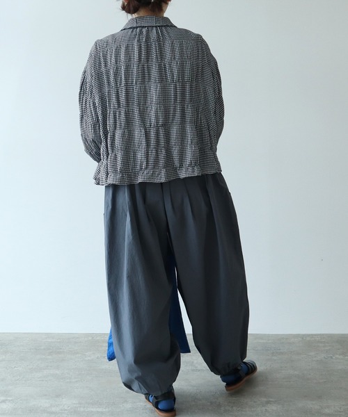 bulle de savon（ビュルデサボン）の「シャーリングドビーCHECK 