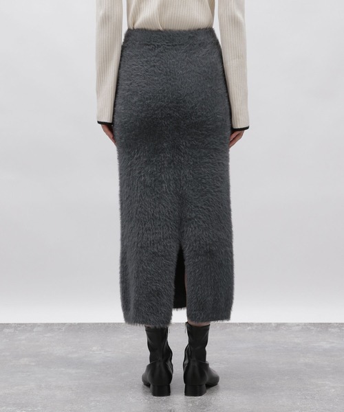 LAKOLE（ラコレ）の「7ゲージシャギータイトスカート / 995724（スカート・レディース・ライトブルー/チャコールグレー/アイボリー・SMALL/MEDIUM）」の19枚目の写真