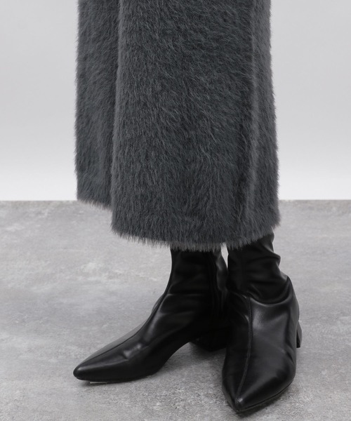 LAKOLE（ラコレ）の「7ゲージシャギータイトスカート / 995724（スカート・レディース・ライトブルー/チャコールグレー/アイボリー・SMALL/MEDIUM）」の21枚目の写真