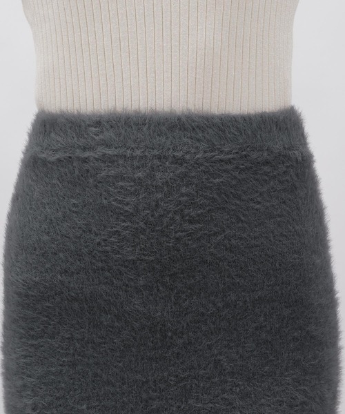 LAKOLE（ラコレ）の「7ゲージシャギータイトスカート / 995724（スカート・レディース・ライトブルー/チャコールグレー/アイボリー・SMALL/MEDIUM）」の22枚目の写真