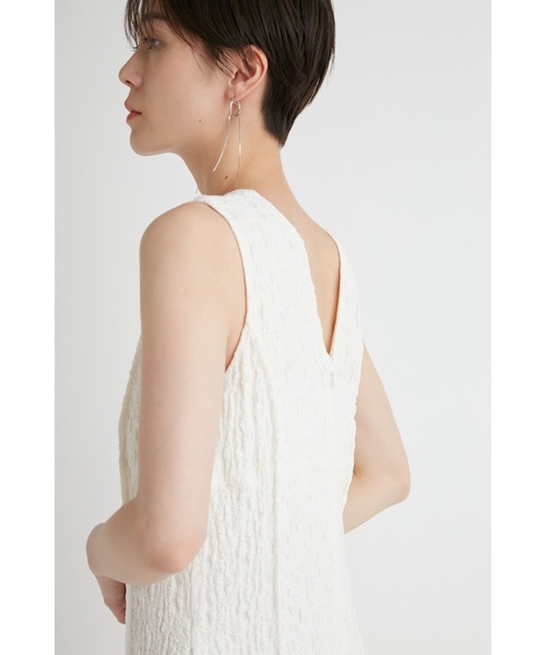 emmi(エミ)の「【emmi atelier】ノースリーブカットワンピース(ワンピース・レディース・オフホワイト/ブラック/オレンジ・0/1)」の14枚目の写真
