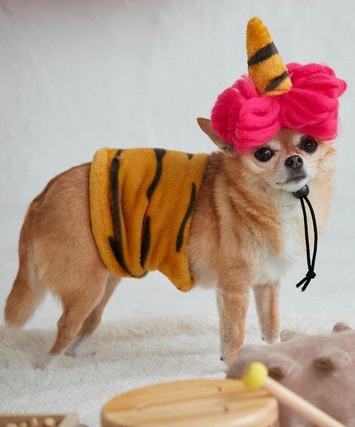 ROPE' PICNIC（ロペピクニック）の「【DOG】小鬼コスチューム 節分（ペットウェア・レディース・ブルー/ピンク・FREE）」の2枚目の写真