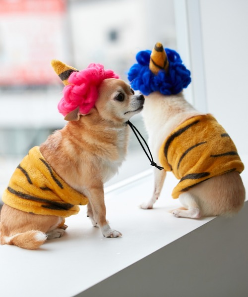 ROPE' PICNIC（ロペピクニック）の「【DOG】小鬼コスチューム 節分（ペットウェア・レディース・ブルー/ピンク・FREE）」の8枚目の写真