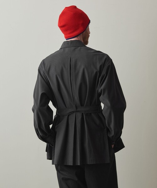 Steven Alan（スティーブンアラン）の「＜Steven Alan＞ ツイル サファリ ジャケット（ミリタリージャケット・メンズ・ブラック/ベージュ・L/M/S）」の4枚目の写真