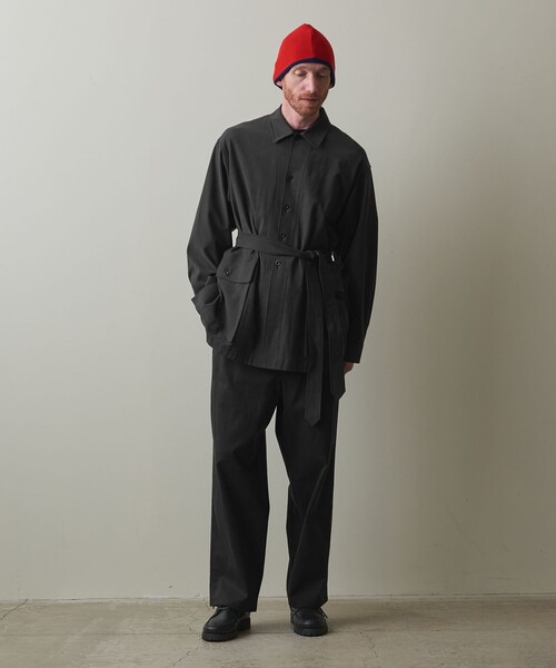 Steven Alan（スティーブンアラン）の「＜Steven Alan＞ ツイル サファリ ジャケット（ミリタリージャケット・メンズ・ブラック/ベージュ・L/M/S）」の6枚目の写真