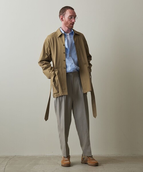 Steven Alan（スティーブンアラン）の「＜Steven Alan＞ ツイル サファリ ジャケット（ミリタリージャケット・メンズ・ブラック/ベージュ・L/M/S）」の11枚目の写真