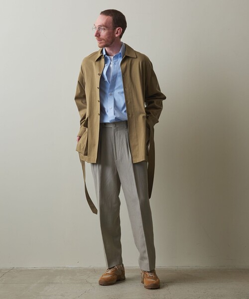 Steven Alan（スティーブンアラン）の「＜Steven Alan＞ ツイル サファリ ジャケット（ミリタリージャケット・メンズ・ブラック/ベージュ・L/M/S）」の12枚目の写真