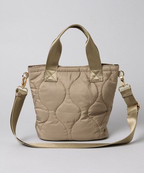 THE SHOP TK （ザ ショップ ティーケー ）の「◆キルティングランチトート（トートバッグ・レディース・アイボリー/ブラック/ベージュ/カーキ・00）」の12枚目の写真