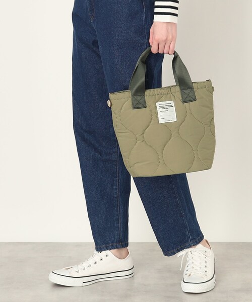 THE SHOP TK （ザ ショップ ティーケー ）の「◆キルティングランチトート（トートバッグ・レディース・アイボリー/ブラック/ベージュ/カーキ・00）」の19枚目の写真