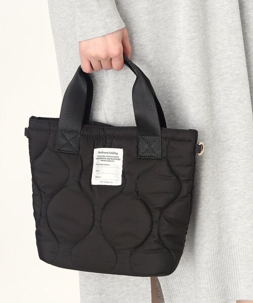 THE SHOP TK （ザ ショップ ティーケー ）の「◆キルティングランチトート（トートバッグ・レディース・アイボリー/ブラック/ベージュ/カーキ・00）」の22枚目の写真