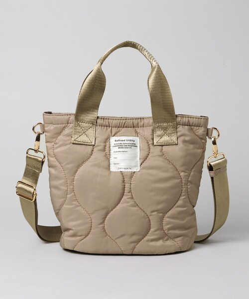 THE SHOP TK （ザ ショップ ティーケー ）の「◆キルティングランチトート（トートバッグ・レディース・アイボリー/ブラック/ベージュ/カーキ・00）」の5枚目の写真