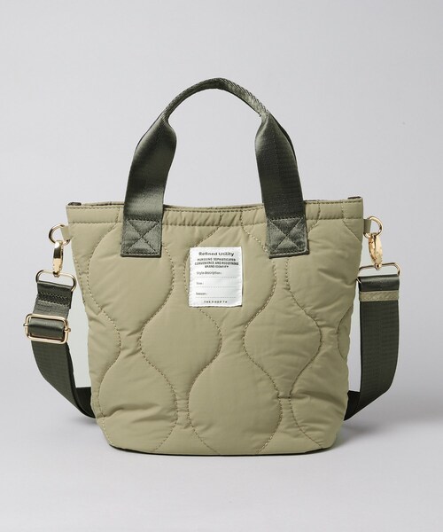 THE SHOP TK （ザ ショップ ティーケー ）の「◆キルティングランチトート（トートバッグ・レディース・アイボリー/ブラック/ベージュ/カーキ・00）」の8枚目の写真