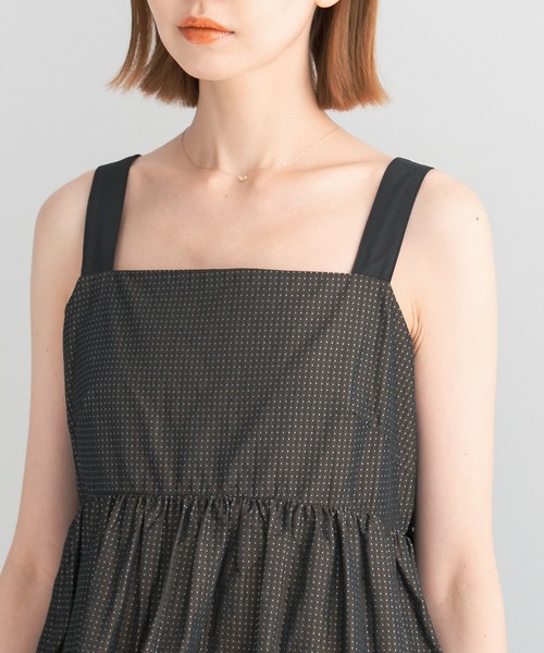 URBAN RESEARCH ROSSO WOMEN（アーバンリサーチ　ロッソ）の「バルーンキャミブラウス（シャツ/ブラウス・レディース・ブラウン系その他/ブラック・FREE）」の12枚目の写真