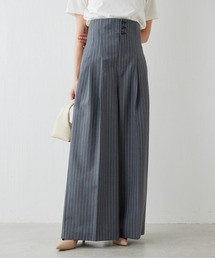 Drawing Numbers | 【Drawing Numbers】ウールモヘアハイウエストタックワイドパンツ(スラックス)