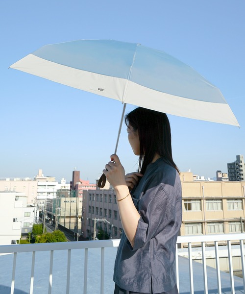 ☆【公式限定アイテム】遮光 切り継ぎタイニー 親骨53cm 日傘