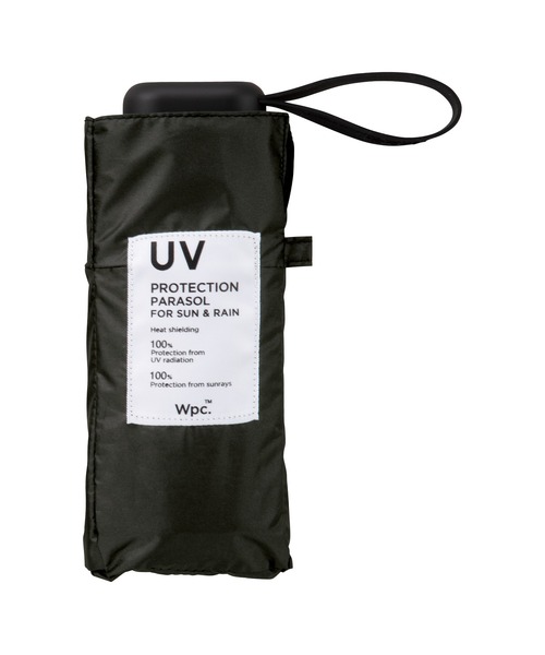 Wpc.（ダブリュピーシー）の「【公式限定アイテム】遮光 切り継ぎタイニー 親骨53cm 日傘 折りたたみ（折りたたみ傘・レディース・サックスブルー/オフホワイト/ラベンダー/ライトブラウン/ピンク系その他/ブラック/ベージュ/グレー・FREE）」の3枚目の写真