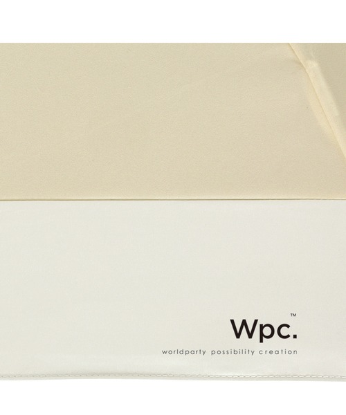 Wpc.（ダブリュピーシー）の「【公式限定アイテム】遮光 切り継ぎタイニー 親骨53cm 日傘 折りたたみ（折りたたみ傘・レディース・サックスブルー/オフホワイト/ラベンダー/ライトブラウン/ピンク系その他/ブラック/ベージュ/グレー・FREE）」の19枚目の写真