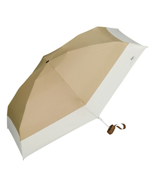 Wpc.（ダブリュピーシー）の「【公式限定アイテム】遮光 切り継ぎタイニー 親骨53cm 日傘 折りたたみ（折りたたみ傘・レディース・サックスブルー/オフホワイト/ラベンダー/ライトブラウン/ピンク系その他/ブラック/ベージュ/グレー・FREE）」の15枚目の写真