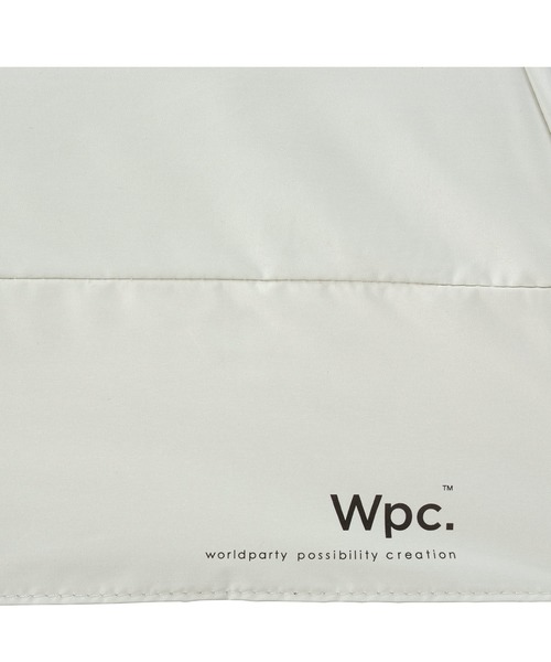 Wpc.（ダブリュピーシー）の「【公式限定アイテム】遮光 切り継ぎタイニー 親骨53cm 日傘 折りたたみ（折りたたみ傘・レディース・サックスブルー/オフホワイト/ラベンダー/ライトブラウン/ピンク系その他/ブラック/ベージュ/グレー・FREE）」の10枚目の写真