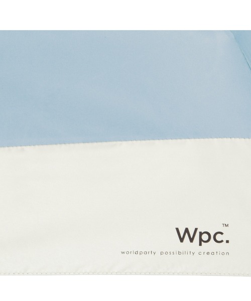 Wpc.（ダブリュピーシー）の「【公式限定アイテム】遮光 切り継ぎタイニー 親骨53cm 日傘 折りたたみ（折りたたみ傘・レディース・サックスブルー/オフホワイト/ラベンダー/ライトブラウン/ピンク系その他/ブラック/ベージュ/グレー・FREE）」の21枚目の写真