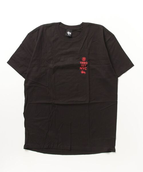 STUSSY(ステューシー)の「『STUSSY/ステューシー』STU CREW PRINT S/S TEE(Tシャツ/カットソー・メンズ・ブラック・LARGE)」の1枚目の写真