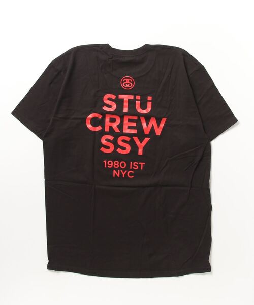 STUSSY(ステューシー)の「『STUSSY/ステューシー』STU CREW PRINT S/S TEE(Tシャツ/カットソー・メンズ・ブラック・LARGE)」の2枚目の写真