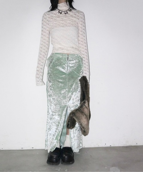 musubore トップス レーストップス rose musubore（ムスボレ）の「layerd lace tops / レイヤードレース