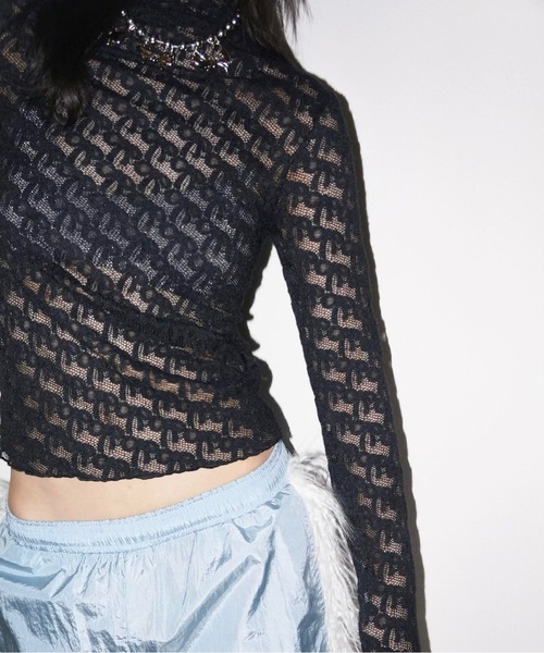 musubore（ムスボレ）の「【 select 】ribbon lace tops