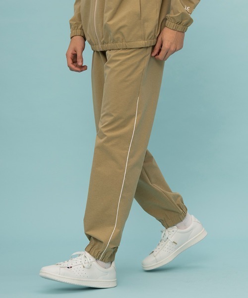 ルコック le coq sportif クーリングナイロンパンツ メンズ QMMVJG20-NV クーリングナイロンパンツ （カーキ）