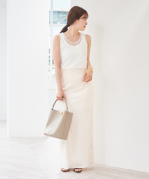 【R’IAM】 SHEER TANK ワンピース